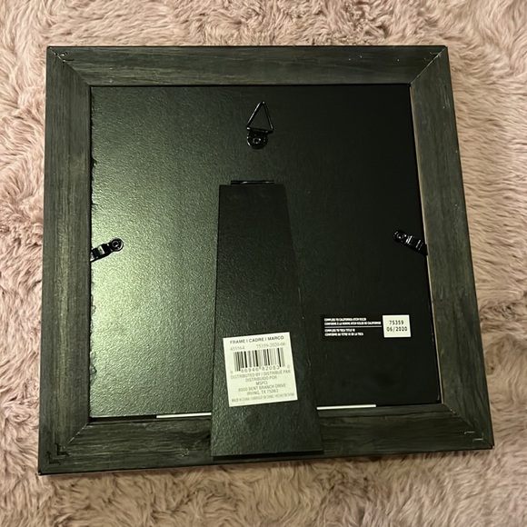 Set of 2 soft champagne gold framed rose photos white matte 10” x 10” square​​ - Picture 9 of 13